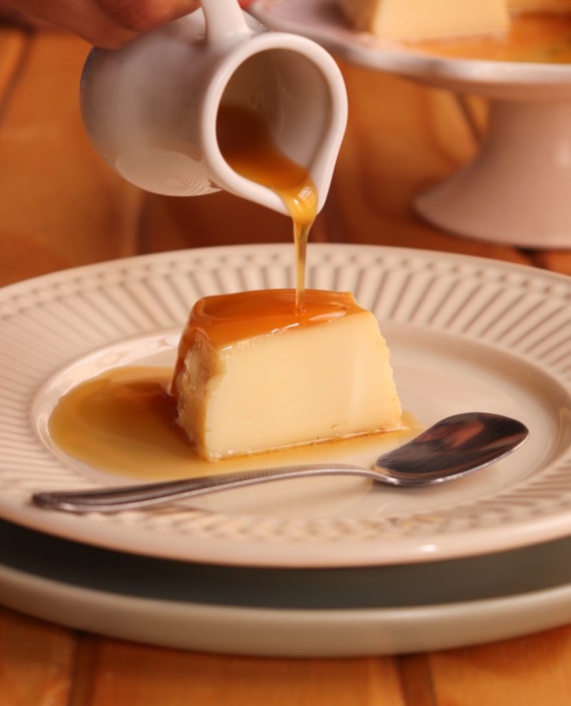 Un dessert à base de lait concentré sucré