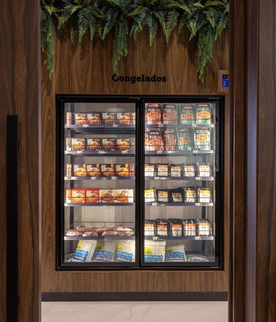 rayon surgelé d'épicerie brésilienne